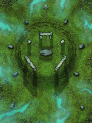 [OC] Druidic Temple [30x40]