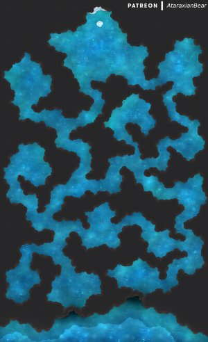 A melting ice dungeon [50x82]