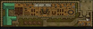 Do you dare venture into the fungus-infested basement rooms of the Campus of Human Sciences? I hope you haven't forgotten your gas mask. > a day at the university battlemaps - Lecture & medical faculty building [82x26, abandoned version] & Entrance [27x43
