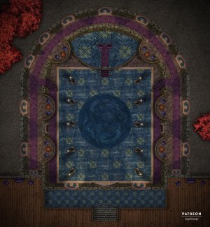 Ballroom [battlemap] from Angela Maps - 4 versions! [art]