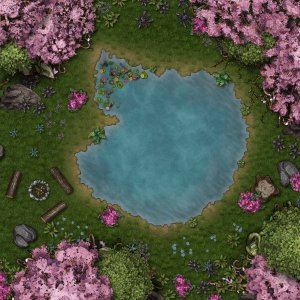 Tentacle Combat & Not Suspicious Lake | Day & Night (Night Encounter) [OC]