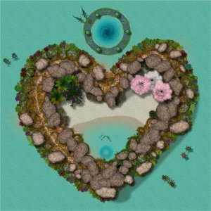Grotto of the Goddess of Love [48x48 Battlemap]