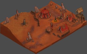 Isometric Orc camp
