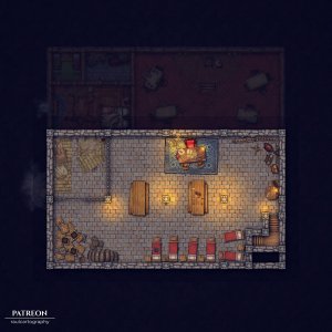 The Dark Barrel Inn [20×20]