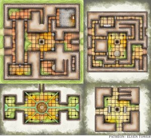 Map 514 and 515 - Cursed Pyramid - Dungeon