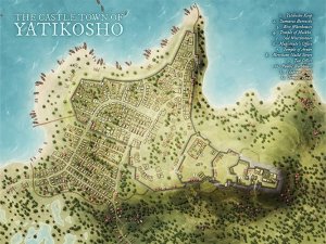 The Japanese Castle Town of Yatikosho