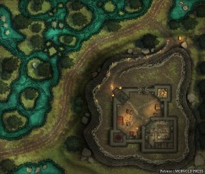 Swamp Bandit Hideout | Iniarv's Tower [130 x 110]