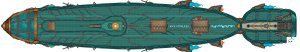 The Nautilus Revisited! A Ship for the Brightest Skies and the Deepest Seas, Now Transformed into a Dungeon! [Art]