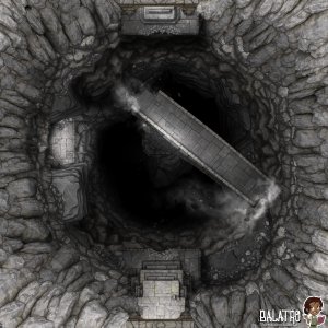 The deepest dungeons have the worst upkeep.  The teetering bridge wasn’t even one of the many intended traps.