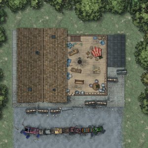 Postcards From the Zombie Apocalypse - Biker Clubhouse (Fortified)