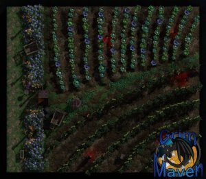 "East Field"(31x27) Welcome to the East Field! Pretty sure everything is fine and none of the scarecrows are moving. Pretty sure.