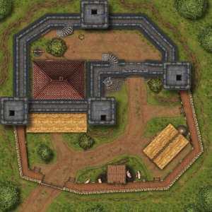 A quiet morning at the border outpost... or is it? [40x40] [Gridless] [OC]