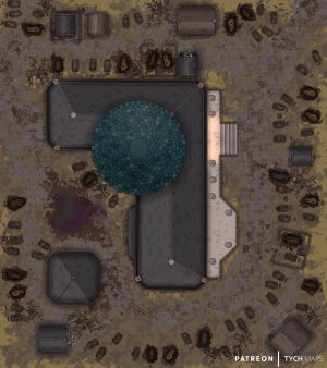 Grand Cemetery - Chapel - Descent into Avernus [40x45]