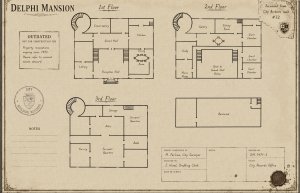 A Remake of the heist blueprint/handout for Delphi Mansion (Keys to the Golden Vault)