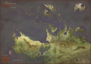 The Downing Lands exist in perpetual dearth. The old gods are dead, and the blood soaked earth forever tainted by their massacre, infertile. A parasite born of their own divine flesh was the last clement gift to humanity - and the one thing that keeps the