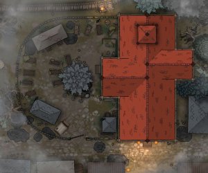 St. Andral's Church [Curse of Strahd] — Free Battlemap [24x20]