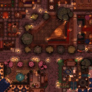 Whiteblade Cultural District (Day/Night Varients) [25x25]