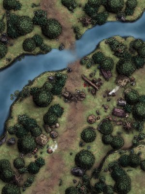 River Crossing Road [30x40] - 5 unique variations