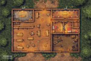 Inn Map: The Weary Pilgrim [30×20][OC]