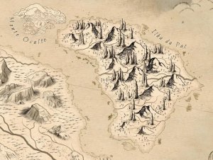 My map for my home game. The Island and city of Saturnalia!