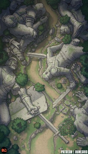 Titan's Wake - 20x35 [OC]