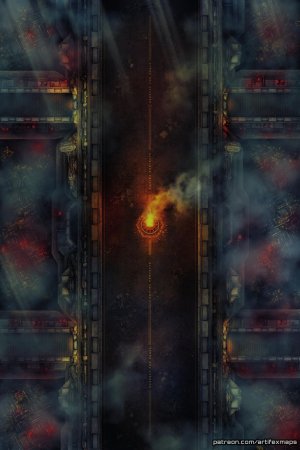 [20x30] Imperial City Pedestrian Overpass Battle-Map