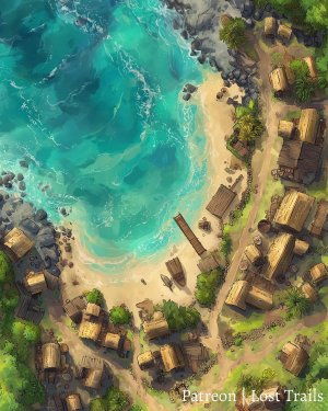 Coastal City Battlemaps