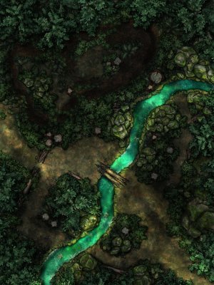 Thick Forest Trail (Time lapse link in comments)