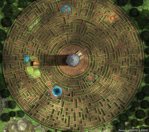 Wizard's Hedge Maze | Xonthal's Tower [180 x 160]