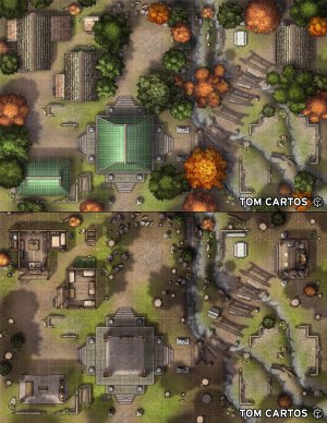 Woodland Temple [34x44]