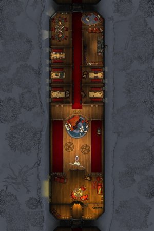 The Blackthorn Express - Orient Express style map - 128ppi
