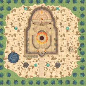 Progression of map quality over the course of my 3 year campaign. (2 years using dungeondraft)