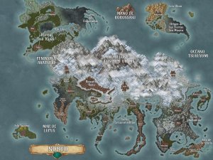 East half of the map of the novel I'm writing