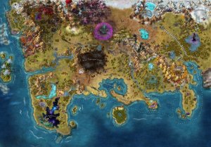 I finished my map for my second campaign, with specific ones for each month for migrating floating islands.