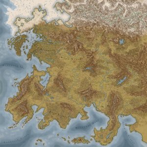 WIP Map of a new continent. Any tips?