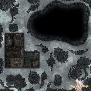 [35x35] Winter Lake Lodge Tunguska