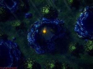 Obsidian Cave Camp [22x17] [Battle Map] [No AI] [OC] [Art]