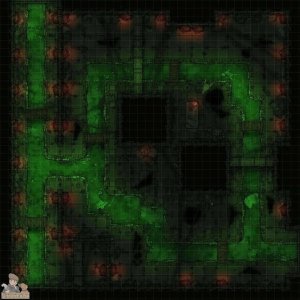 The Fetid Sewer Lair [37x37]