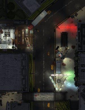 Zombie Outbreak - City Street 2 [35x45]