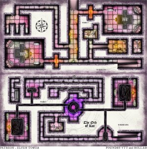 Dungeon Map --- Temple of the Rot (756/909)
