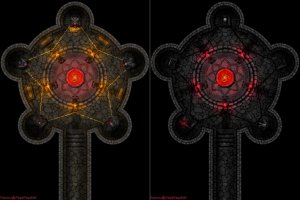 Portal Room (inactive + active) [60x40] [Battle Map] [No AI] [OC] [Art]