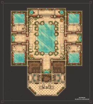 City Bathhouse | [OC] [34 x 38] | + 262 New Assets | Eldritch Arcanum