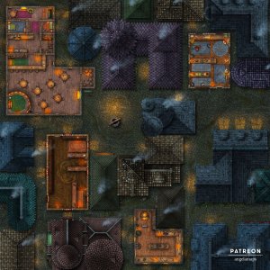 The Streets [battlemap] from Angela Maps - 3 versions! [art]