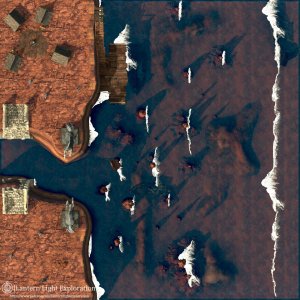 Dagger Falls Cliff [62x30 & 30x30]