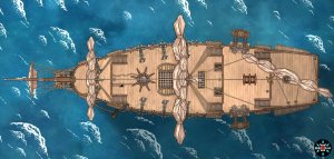 Galleon 'Ship of the Line' [42 x 20] 6 Decks