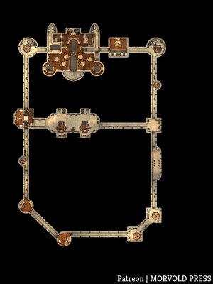Keep On The Borderlands - 3rd Floor/Ramparts [90 x 120]