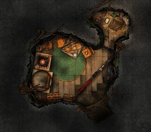 Elven Ruins and Treeroot House