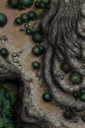 Narrow Mountain Pass [20x30] - 6 unique variations