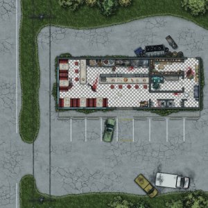 More Zombie Apocalypse - Diner & Gas Bar
