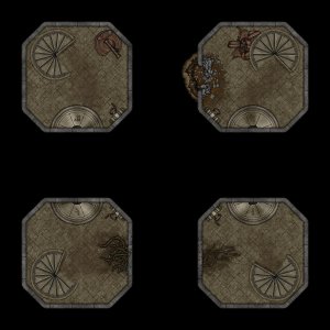 Halls of the Hunting Axe [PotA] 164x163 tiles dungeon mapset